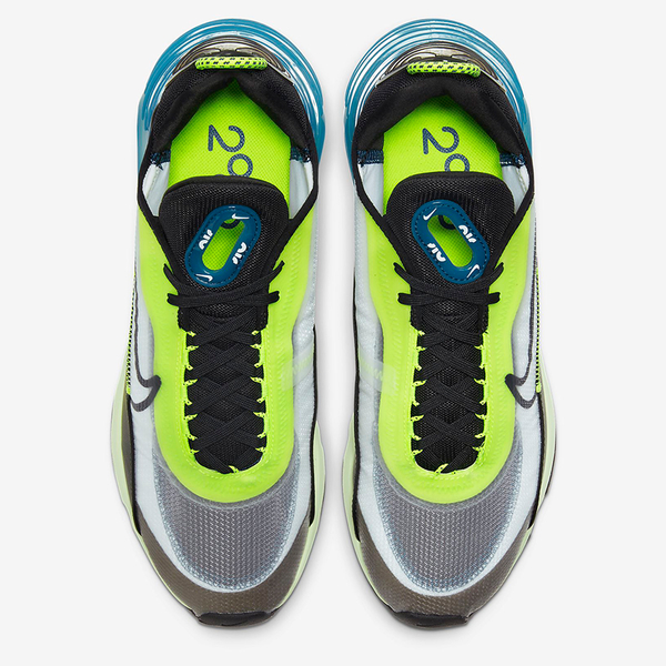 NIKE AIR MAX 2090 男鞋 慢跑 休閒 氣墊 科技感 黑 藍 綠【運動世界】BV9977-101 product thumbnail 4