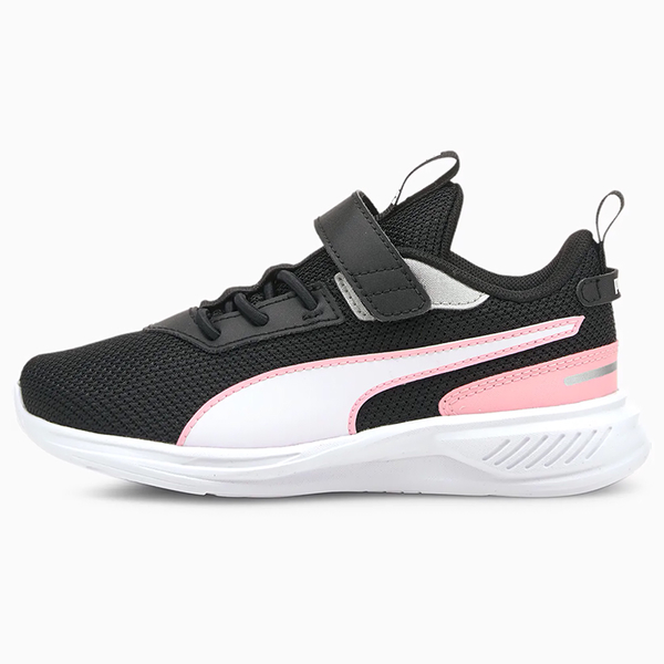 PUMA Scorch Runner Mesh AC 童鞋 中童 慢跑 魔鬼氈 緩衝 輕量 黑 粉【運動世界】19546203 product thumbnail 3