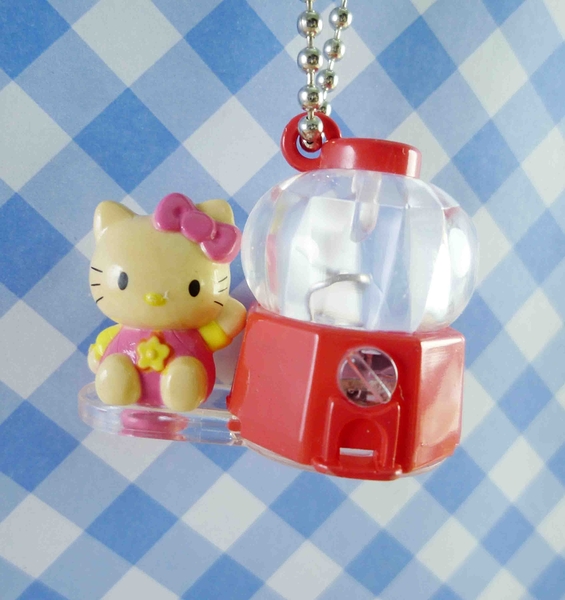 【震撼精品百貨】Hello Kitty 凱蒂貓~KITTY鑰匙圈-紅機器
