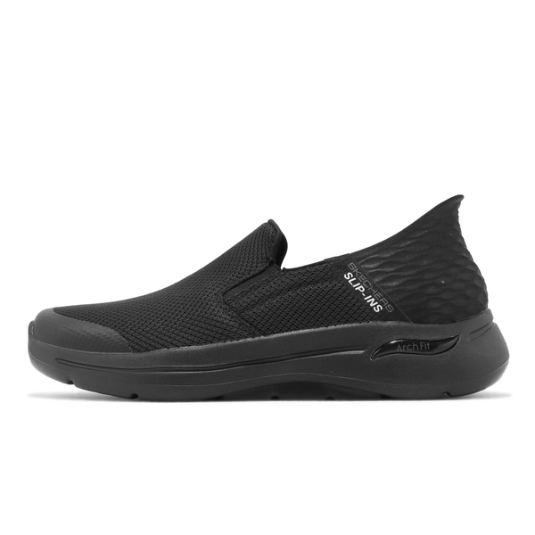 SKECHERS GO WALK SLIP-INS 男款 黑色 懶人休閒鞋 216259BBK【KAORACER】 product thumbnail 2