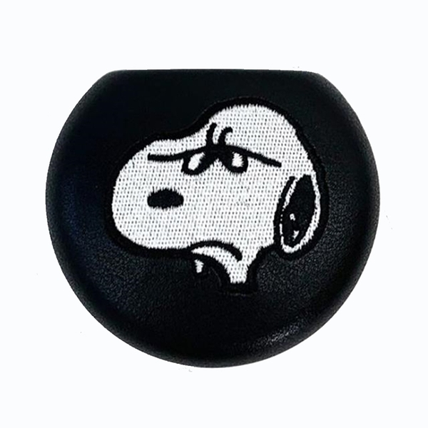 小禮堂 Snoopy 皮質硬殼飾品盒 (黑皺眉款) 4979274-784830