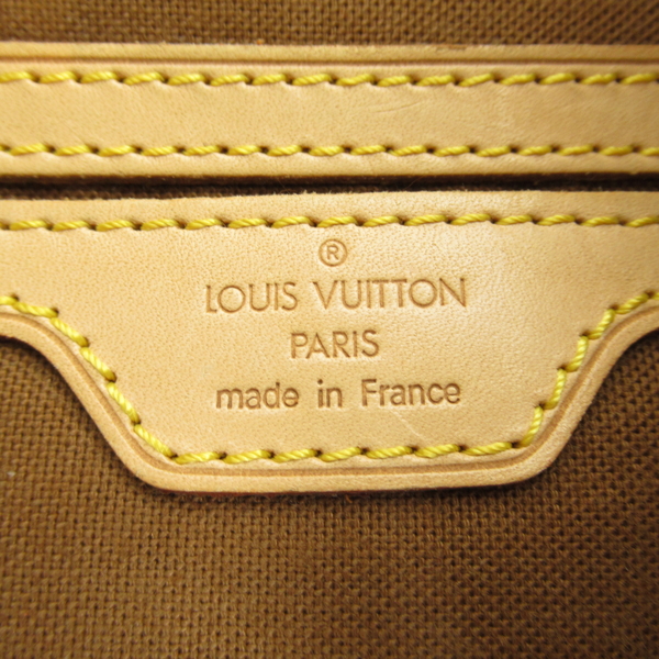 【二手名牌BRAND OFF】LOUIS VUITTON LV 路易威登 棕色 原花 PVC塗層帆布 Montsouris GM 後背包 M51135 product thumbnail 7