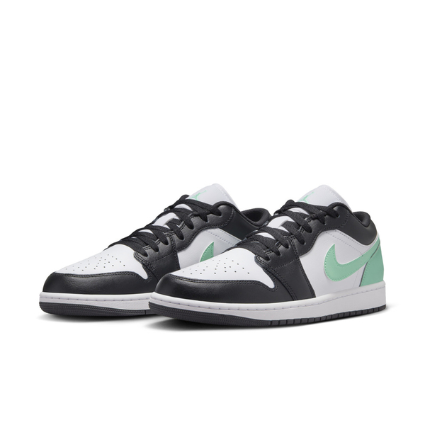 NIKE AIR JORDAN 1 LOW 男鞋 黑白綠 喬丹 休閒鞋 穿搭 運動 553558-131