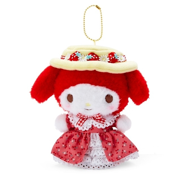 【震撼精品百貨】My Melody 美樂蒂~日本SANRIO三麗鷗 美樂蒂絨毛玩偶吊飾-紅(粉紅佳人)*82412