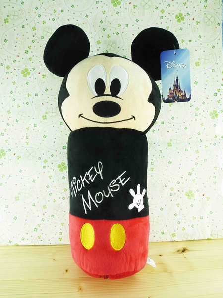 【震撼精品百貨】Micky Mouse_米奇/米妮 ~圓抱枕附被-米奇