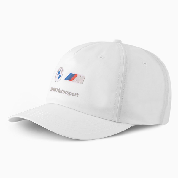 【現貨】Puma BMW 帽子 老帽 棒球帽 賽車 可調節 標誌 白【運動世界】02359302