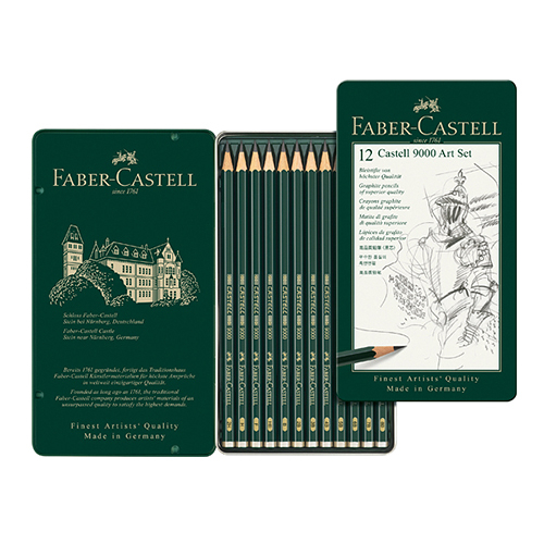 Faber-Castell 輝柏 9000 組入製圖鉛筆/素描鉛筆/繪圖鉛筆 NO.119065G