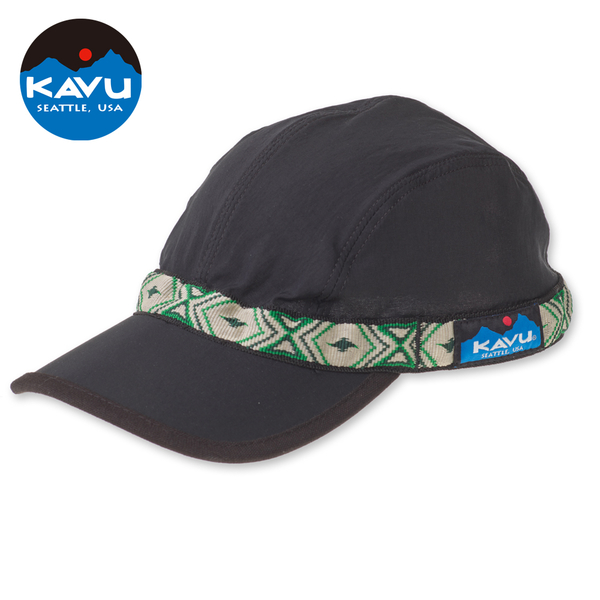 西雅圖 KAVU Synthetic Strapcap 鴨舌帽 黑色 #112 【美國製造】