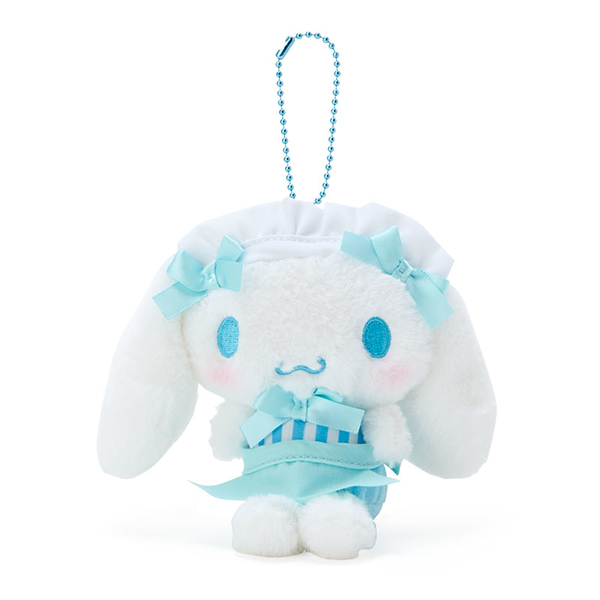 【震撼精品百貨】大耳狗_Cinnamoroll~日本三麗鷗Sanrio 大耳狗 絨毛造型吊飾-服務生*14484