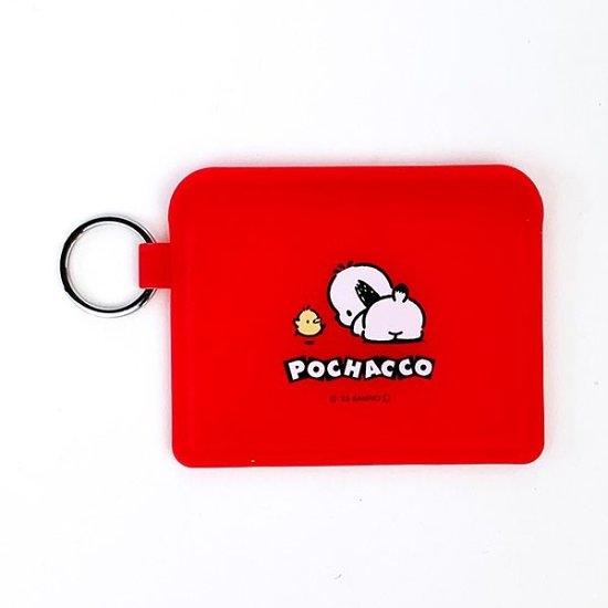 【震撼精品百貨】帕帢狗 Pochacco 日本三麗鷗Sanrio 帕帢狗矽膠零錢包-紅*78466