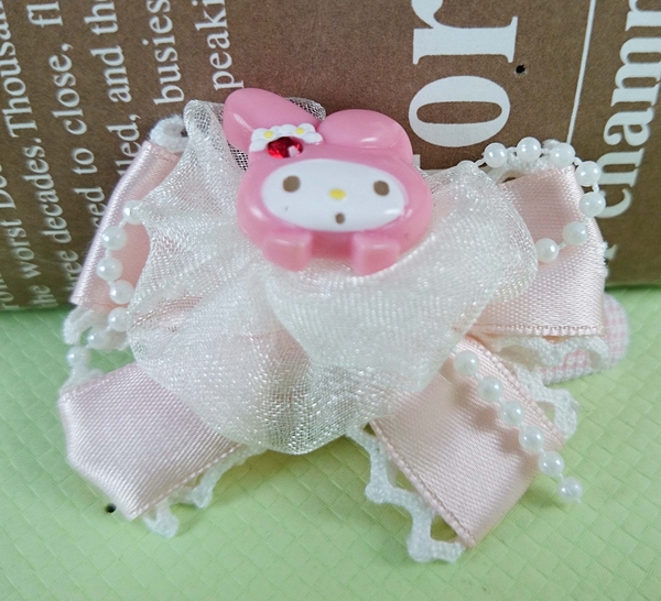 【震撼精品百貨】My Melody 美樂蒂~造型髮夾_蕾絲