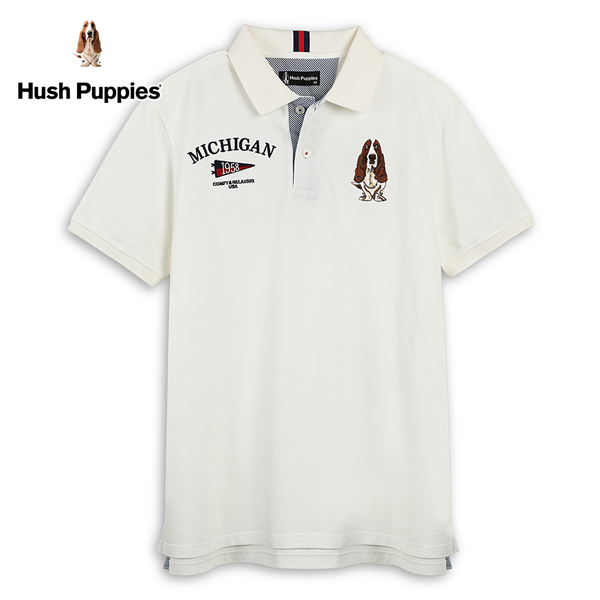 Hush Puppies POLO衫 男裝經典品牌立體英文繡花刺繡狗短袖POLO衫 product thumbnail 7