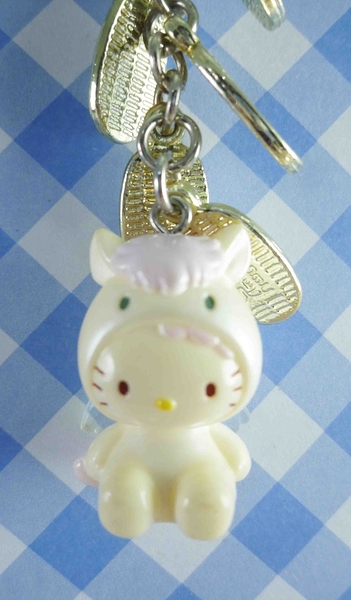 【震撼精品百貨】Hello Kitty 凱蒂貓~開運手機吊飾-馬