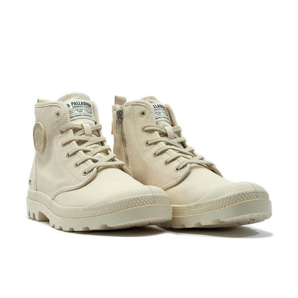 PALLADIUM PAMPA HI ZIP ORGANIC 拉鍊 有機棉 休閒靴 休閒 79101-210 沙色 中性碼 product thumbnail 3