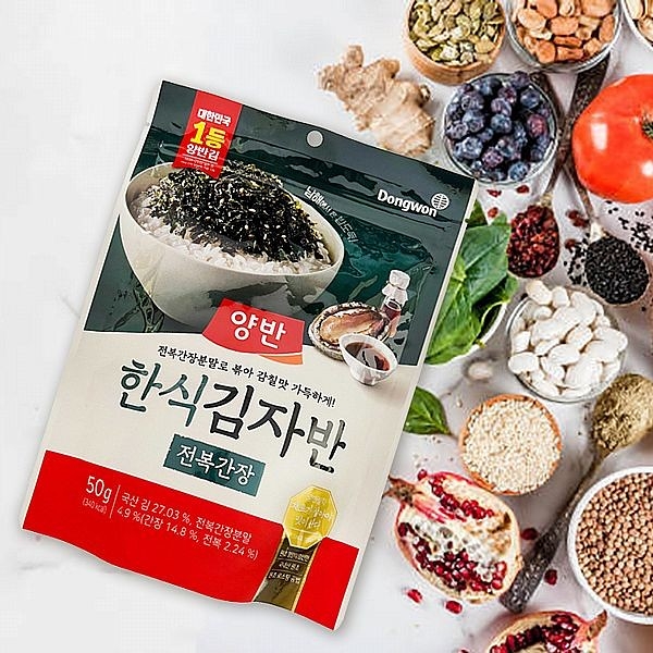 韓國 DONG WON 東遠 韓式海苔酥(鮑魚醬油風味)50g【小三美日】 DS021389