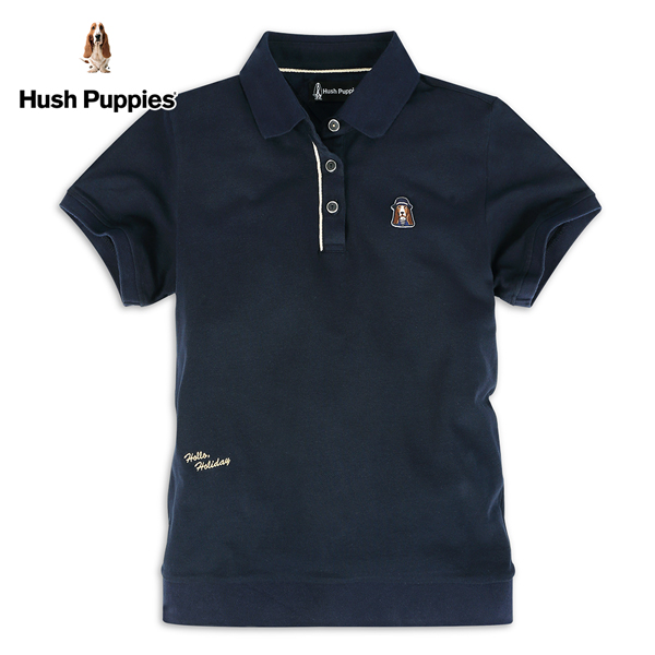 Hush Puppies POLO衫 女裝短版漁夫帽狗POLO衫