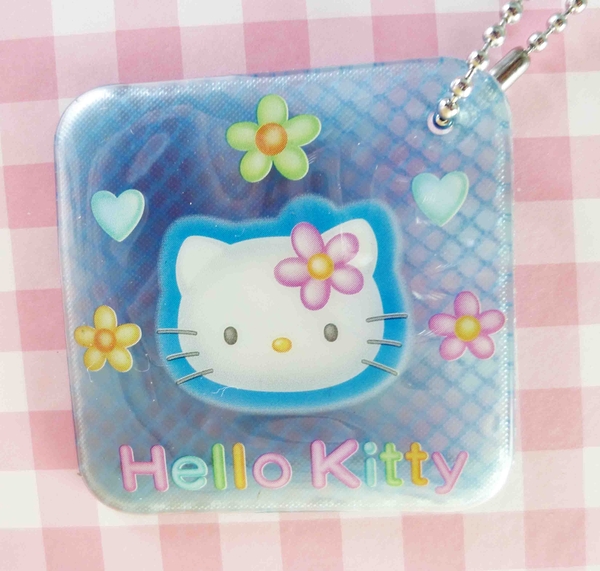 【震撼精品百貨】Hello Kitty 凱蒂貓~KITTY鑰匙圈-姓名藍