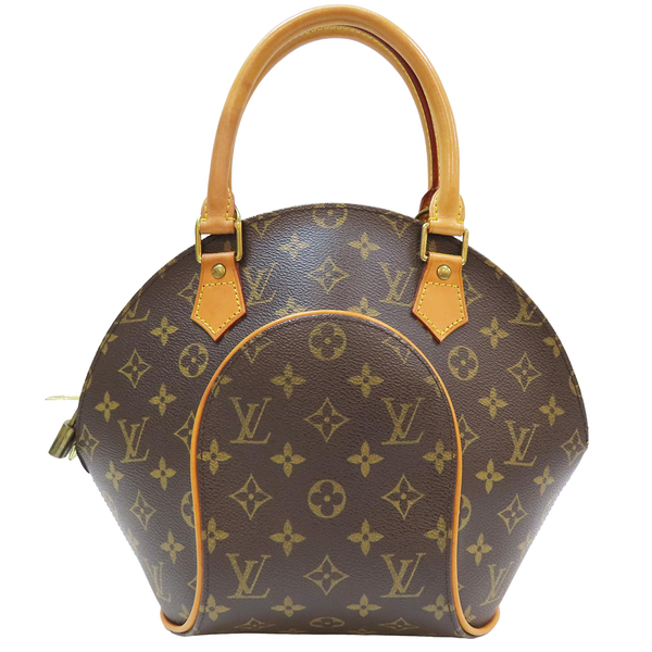 【二手名牌BRAND OFF】LOUIS VUITTON LV 路易威登 棕色 原花 PVC塗層帆布 貝殼包 手提包 M51127