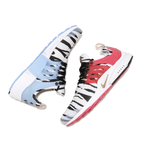 Nike 休閒鞋 Air Presto South Korea 白 紅 藍 男鞋 女鞋 虎紋 陰陽 魚骨鞋 運動鞋【ACS】 CJ1229-100