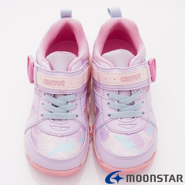 日本Moonstar機能童鞋 Carrot-2E玩耍速乾公園鞋款 22481紫(中小童段) product thumbnail 4