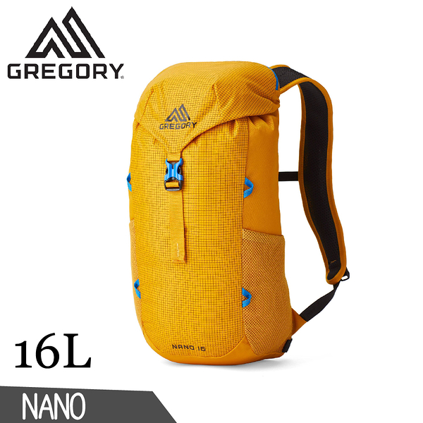 【GREGORY 美國 16L NANO多功能登山背包《蜂黃》】111497/雙肩背包/後背包/電腦包/旅行/自行車