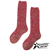 【PolarStar】麻花保暖堆堆襪『紅』P19614 露營.戶外.登山.保暖襪.彈性襪.紳士襪.休閒襪.長筒襪.襪子