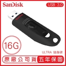 SANDISK 16G ULTRA CZ48 USB3.0 100 MB 隨身碟
