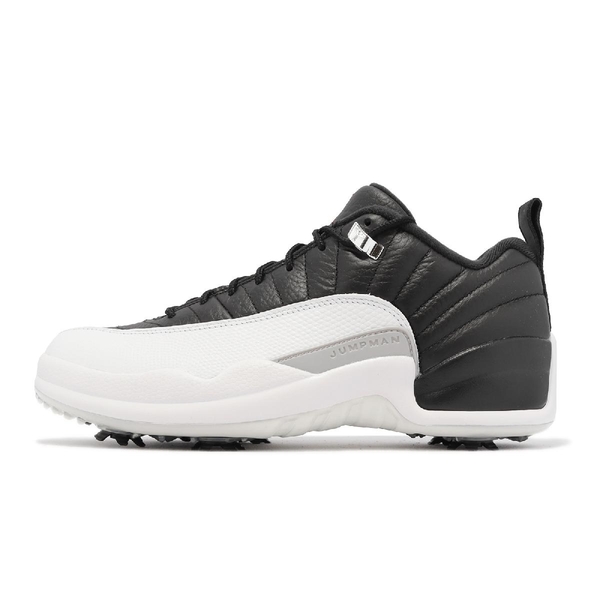 Air Jordan XII 12 Low Playoffs 黑白 高爾夫球鞋 高球 男鞋 ACS DH4120-010