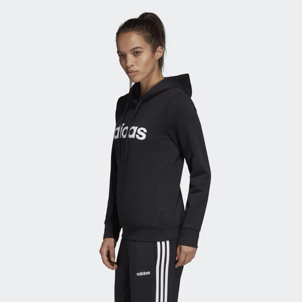 Adidas 女裝 長袖上衣 連帽上衣 帽T 黑【運動世界】DP2403 product thumbnail 4