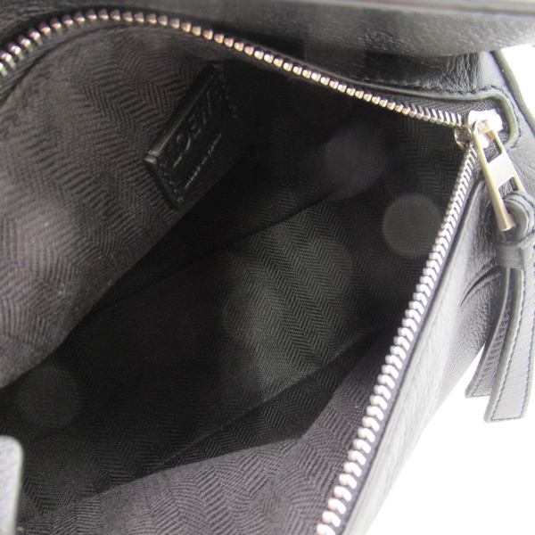 【二手名牌BRAND OFF】LOEWE 羅威 黑色 牛皮 Puzzle Small 腰包 B510P35X09 product thumbnail 5