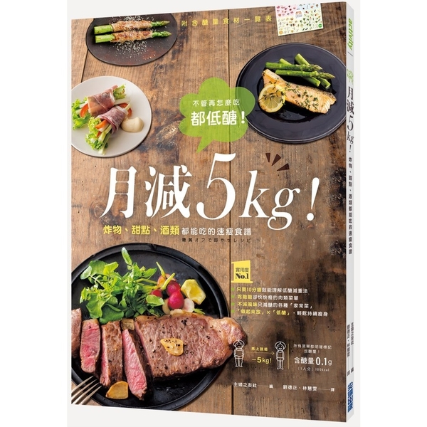 月減5kg！炸物、甜點、酒類都能吃的速瘦食譜 | 拾書所