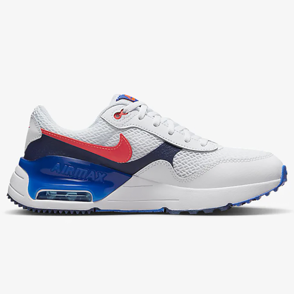 NIKE Air Max SYSTM GS 大童 女鞋 休閒 復古 氣墊 白藍【運動世界】DQ0284-101 product thumbnail 3