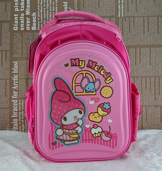 【震撼精品百貨】My Melody 美樂蒂~書包_粉桃