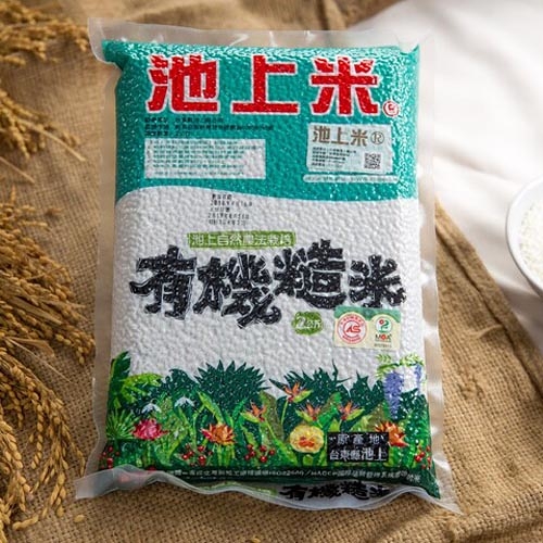 池上多力有機糙米2kg