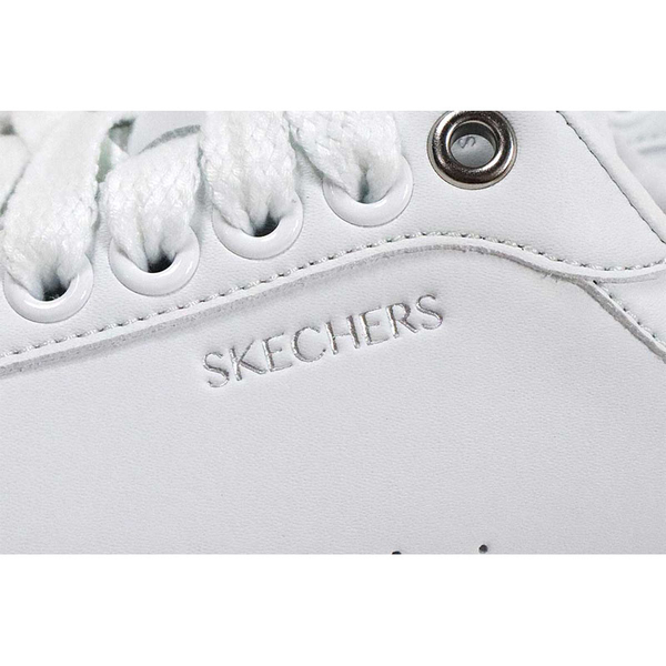 SKECHERS COURT CLASSICS 休閒鞋 女鞋 白/粉紅 花卉 185062WHT no772 product thumbnail 4