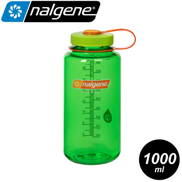 【Nalgene 美國 寬嘴水壺 1L《哈密瓜》】2178-2064/運動水壺/休閒壼/隨身壺/單手杯/水瓶