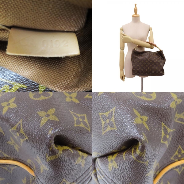 【二手名牌BRAND OFF】LOUIS VUITTON LV 路易威登 棕色 PVC塗層帆布 Sully PM 手提包 M40586 product thumbnail 8