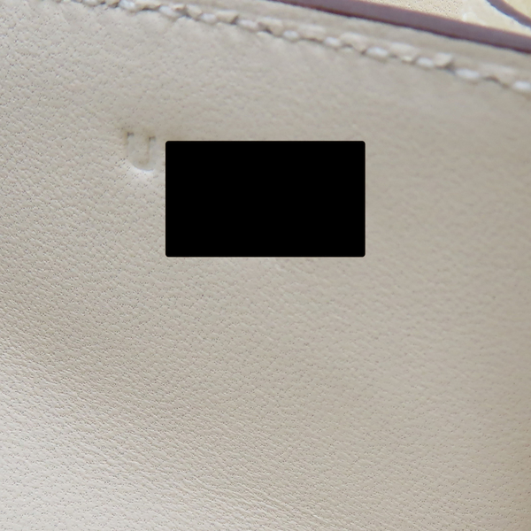 【二手名牌BRAND OFF】HERMES  愛馬仕 奶油白  Epsom牛皮 Constance Mini 單肩包 金扣 U刻 product thumbnail 8