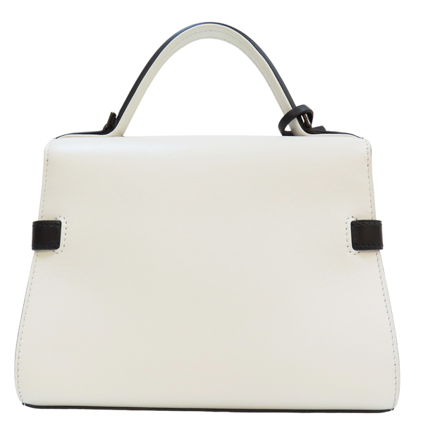 【二手名牌BRAND OFF】DELVAUX 黑白 牛皮 Tempete PM 两用包 product thumbnail 2