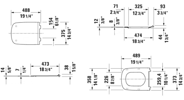 【麗室衛浴】德國DURAVIT 馬桶蓋0060590000 product thumbnail 5