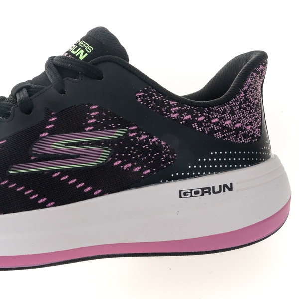 Skechers Go Run Pulse 2.0 慢跑鞋 女 黑紫粉 輕量 健身 運動 129111BKPK product thumbnail 3