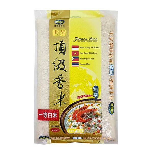 中興 無洗世界頂級香米(一等白米) 3kg(6入)/箱【康鄰超市】 product thumbnail 2