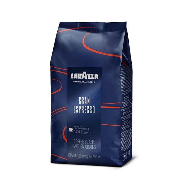 義大利 LAVAZZA GRAN ESPRESSO 濃烈義式咖啡豆1kg/包-效期20250530【良鎂咖啡精品館】