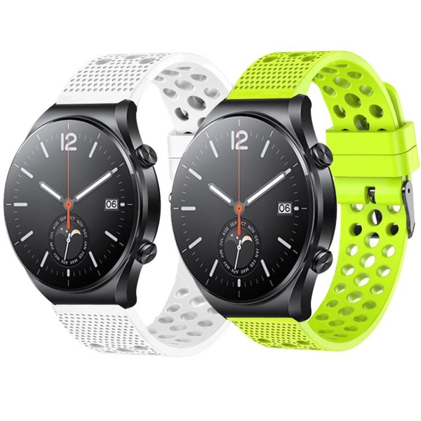 小米手錶S1錶帶 Xiaomi Watch S1鏤空透氣腕帶 防水防汗運動錶帶