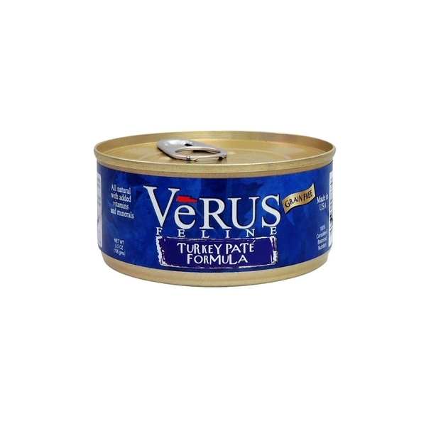 【力奇】VeRUS 威洛司 天然無穀主食貓罐 火雞肉肉醬(紫) 5.5oz (156g)單筆超取限24罐 (C002B02) product thumbnail 3