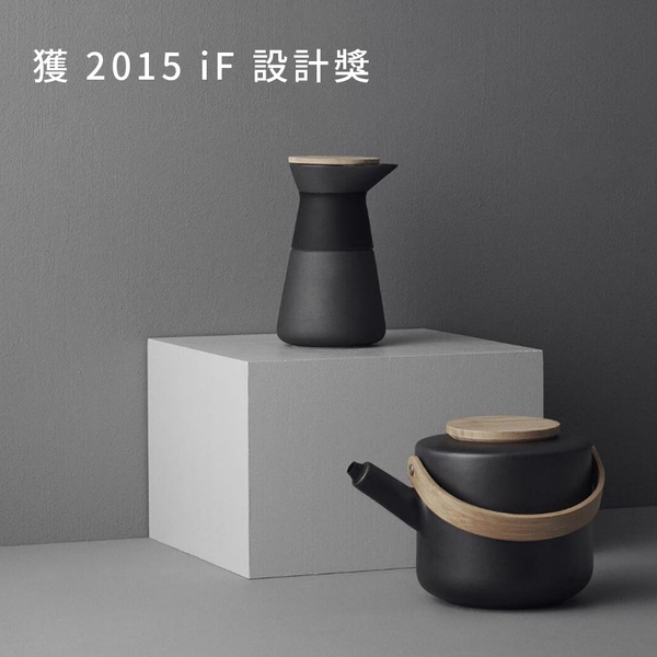 丹麥 Stelton Theo石陶茶杯200ml(附竹杯墊)-白 product thumbnail 3