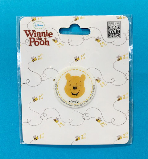 【震撼精品百貨】Winnie the Pooh 小熊維尼~魔力貼紙圓形~維尼頭#50424