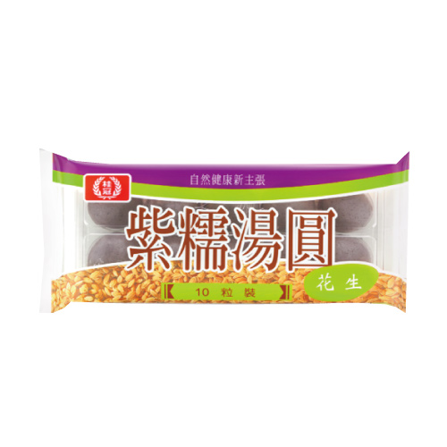 桂冠紫糯花生湯圓200G /盒【愛買冷凍】 product thumbnail 2