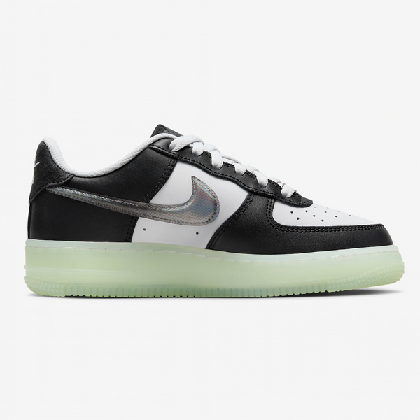 NIKE AIR FORCE 1 LV8 GS 休閒鞋 女 大童鞋 運動鞋 黑白 夜光底 FZ5529-103 龍年 product thumbnail 3