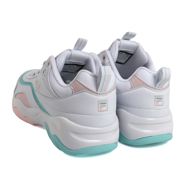 FILA RAY 運動鞋 男女鞋 中性款 白/粉綠 5-C128X-145 no260 product thumbnail 4